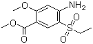 Molecular Structure of 80036-89-1 (Benzoic acid,4-amino-5-(ethylsulfonyl)-2-methoxy-, methyl ester)