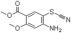 2-甲氧基-4-氨基-5-硫氰基苯甲酸甲酯 59168-56-8